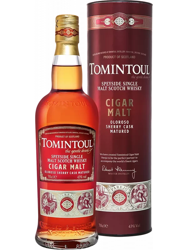 Tomintoul, Cigar Malt, Single Malt, in tube