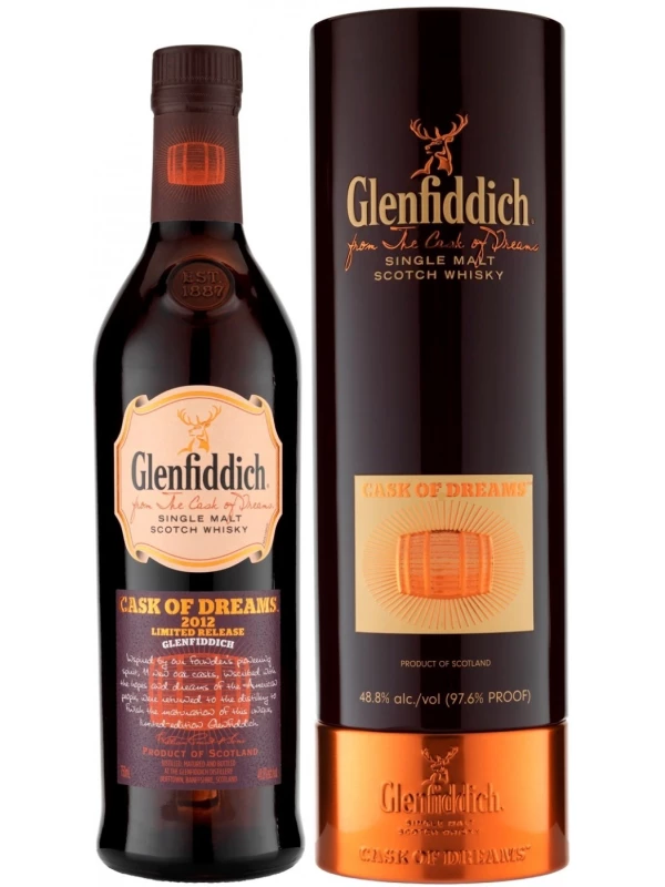 Glenfiddich, Cask of Dreams Russian Cask, 2012, in tube