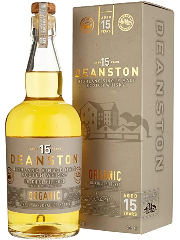 Deanston 15 Years Old Organic, gift box