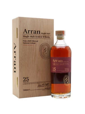 Виски Arran 25 Years Old, wooden box 0.7 л