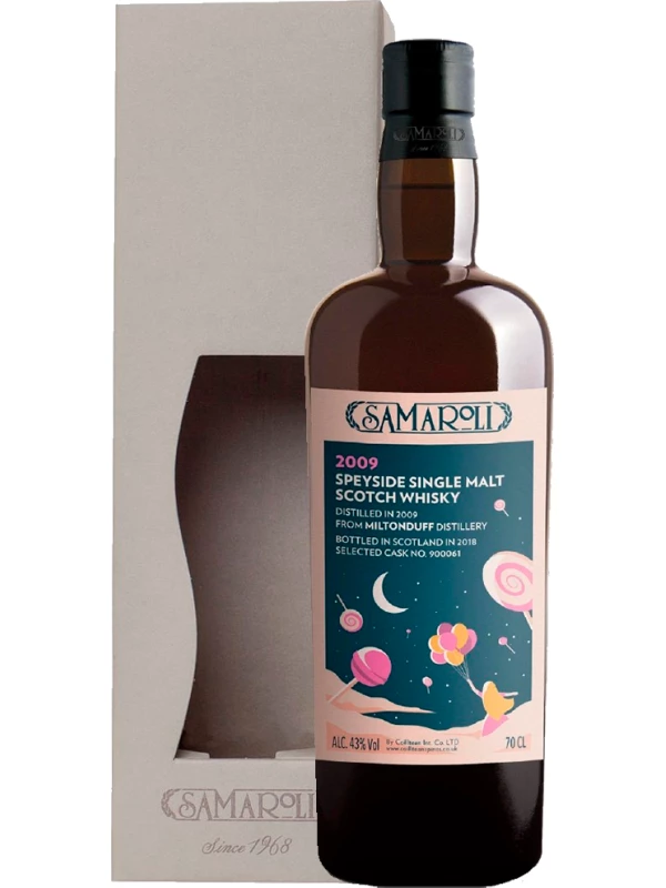Samaroli, Miltonduff, Speyside Single Malt, in gift box