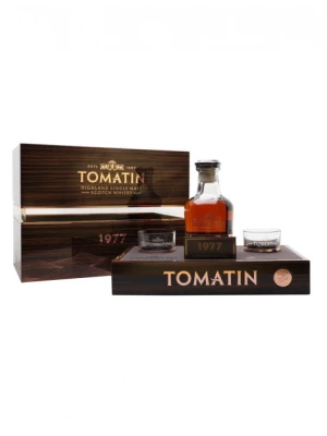 Виски Tomatin, gift set with 2 glasses 1977 0.7 л