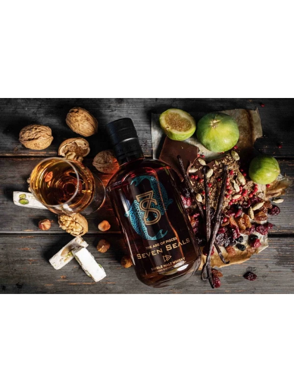 Seven Seals Zodiac The Age of Pisces Single Malt, wooden box