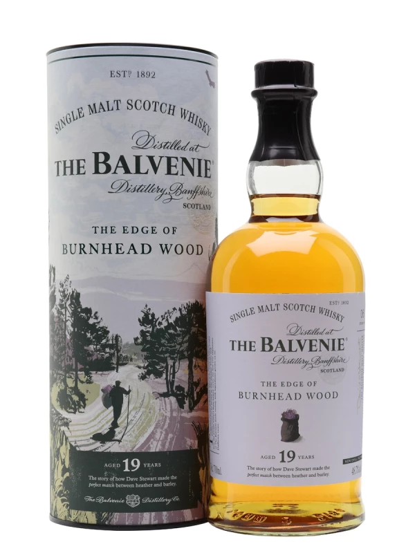 Balvenie Stories The Edge BURNHEAD WOOD Speyside Single Malt, 19 Years Old, gift tube