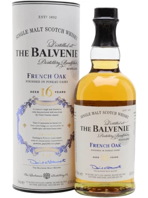 Виски Balvenie, French Oak Finished in Pineau Casks 16 Years, in tube 0.7 л