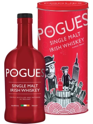Виски The Pogues Single Malt Irish Whiskey, in tube 0.7 л