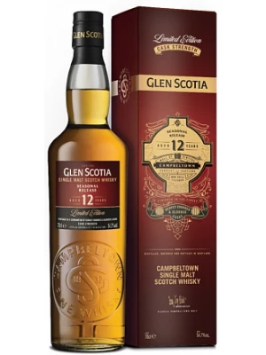 Виски Glen Scotia 12 YO Seasonal Release 2021, gift box 0.7 л