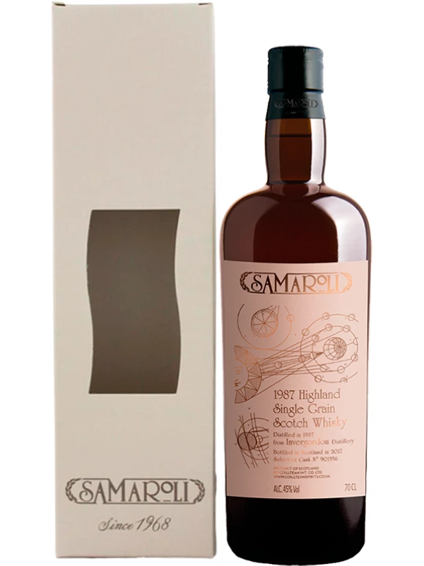 Samaroli, Invergordon, Highland Single Grain, in gift box
