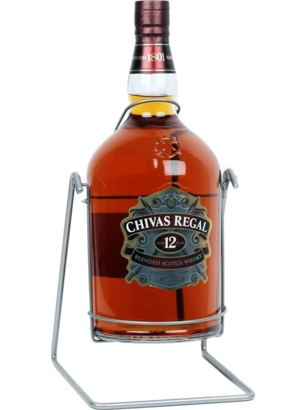 Chivas Regal 12 years old, with cradle