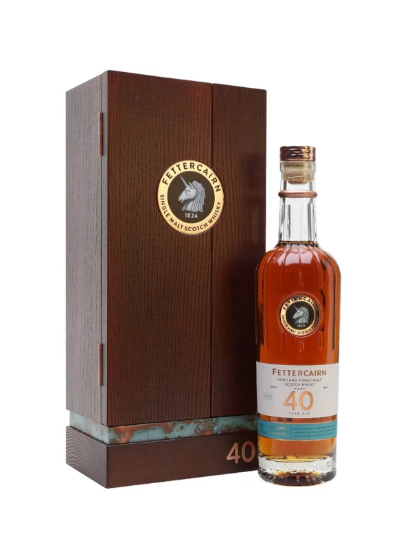 Fettercairn 40 Years Old, wooden box