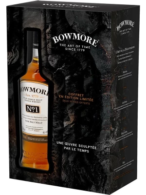 Виски Bowmore No.1, gift box with 2 glasses 0.7 л