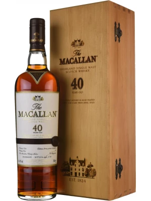 Виски Macallan Sherry Oak 40 Years Old, 2016 Release, wooden box 0.7 л