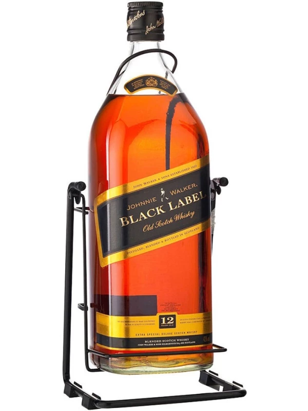 Johnnie Walker, Black Label, with cradle