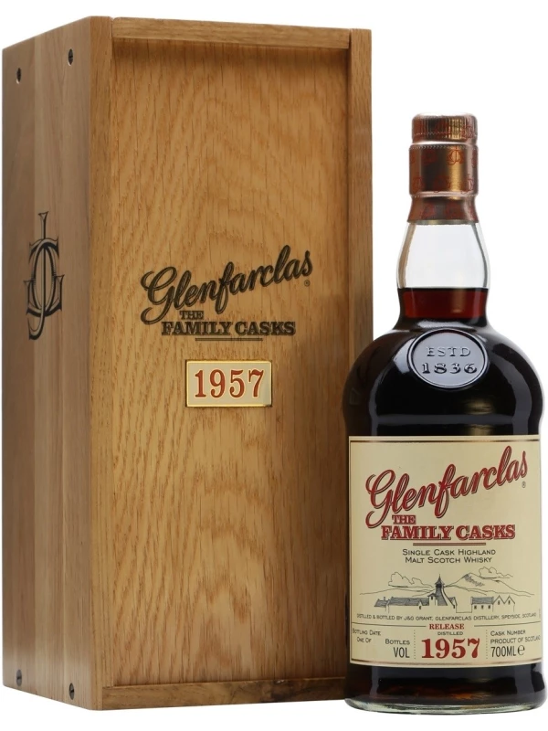 Glenfarclas 1957 Family Casks (50.3%), in wooden box