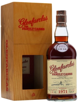 Виски Glenfarclas 1971 Family Casks (47.0%), in gift box 1971 0.7 л