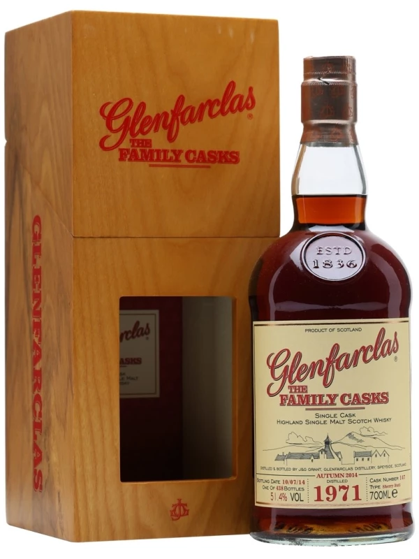 Glenfarclas 1971 Family Casks (47.0%), in gift box