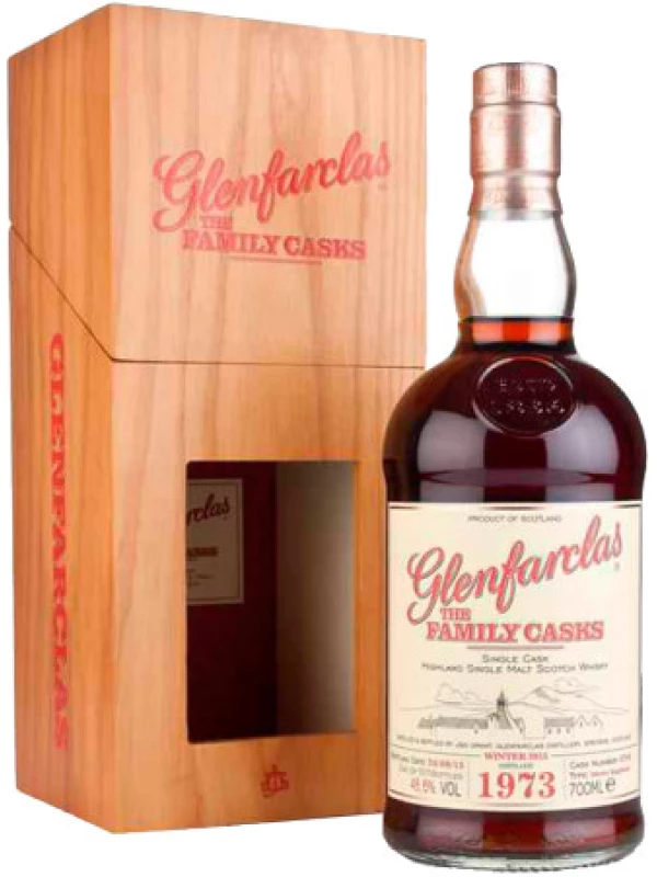 Glenfarclas 1973 Family Casks (41,6%), in wooden box