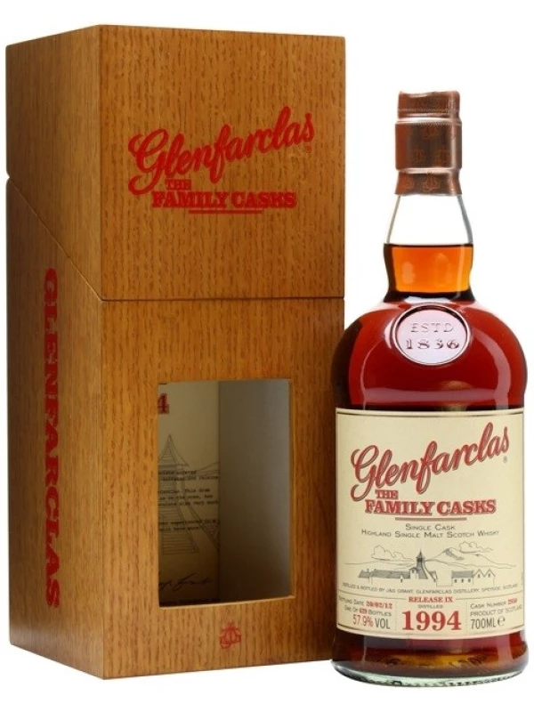 Glenfarclas 1994 Family Casks (50.5%), in wooden box