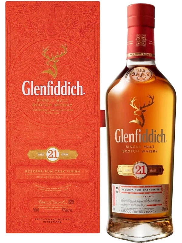 Glenfiddich 21 Years Old, gift box