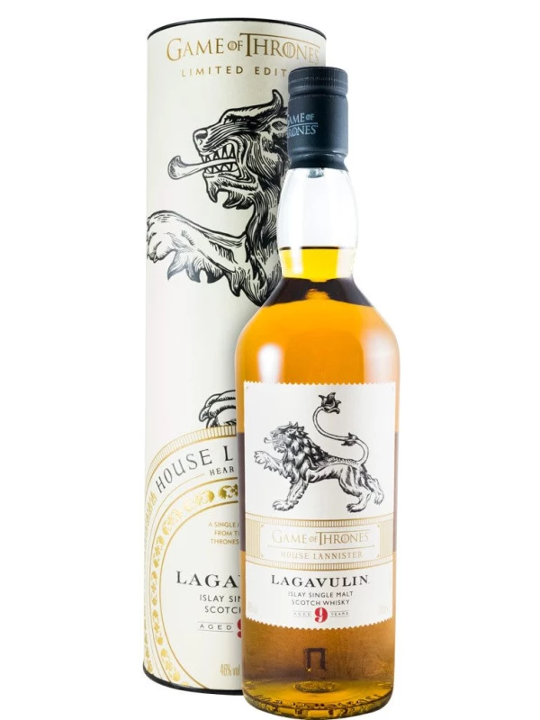 Game of Thrones House Lannister Lagavulin 9 Year Old in tube