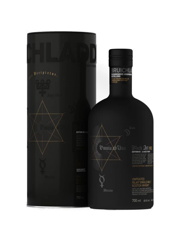 Bruichladdich Black Art Edition 05.1 1992 24 года in tube