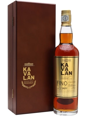 Виски Kavalan, Solist Fino Sherry Cask (58,6%), wooden box 0.7 л