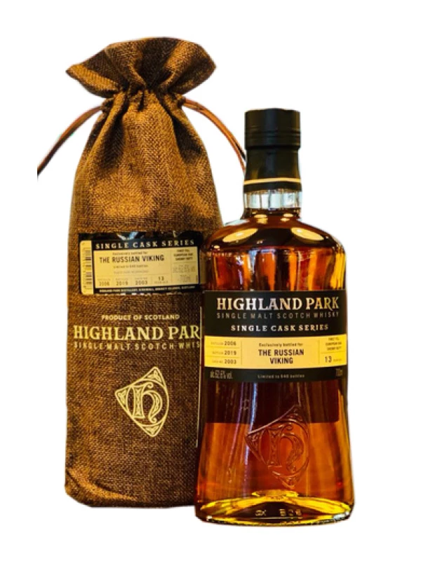 Highland Park Single Cask Series The Russian Viking 13 Years, в чехле