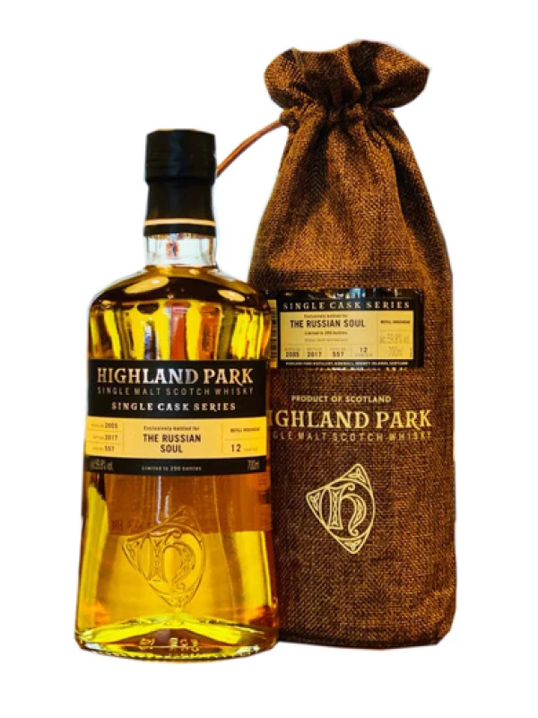 Highland Park Single Cask Series The Russian Soul 12 Years, в чехле