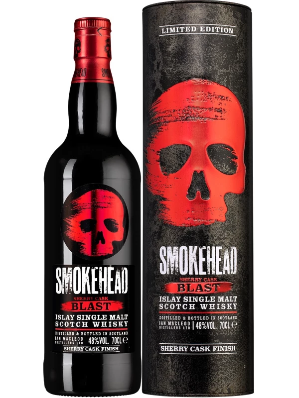 Smokehead Sherry Cask Blast, in tube