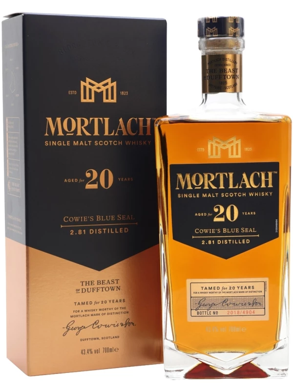 Mortlach 20 Years Old, gift box