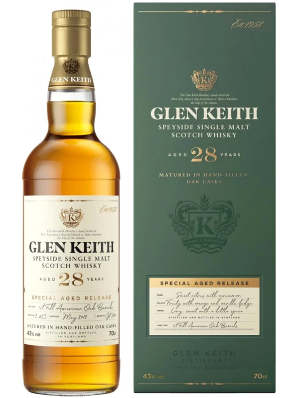 Glen Keith 28 Years Old, gift box