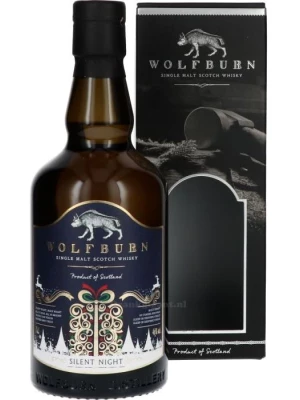 Виски Wolfburn, Silent Night, gift box 0.7 л