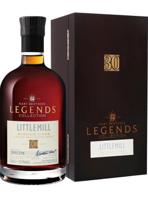 Виски Hart Brothers Legends Collection Littlemill Single Cask Lowland 30 y.o. 0.7 л