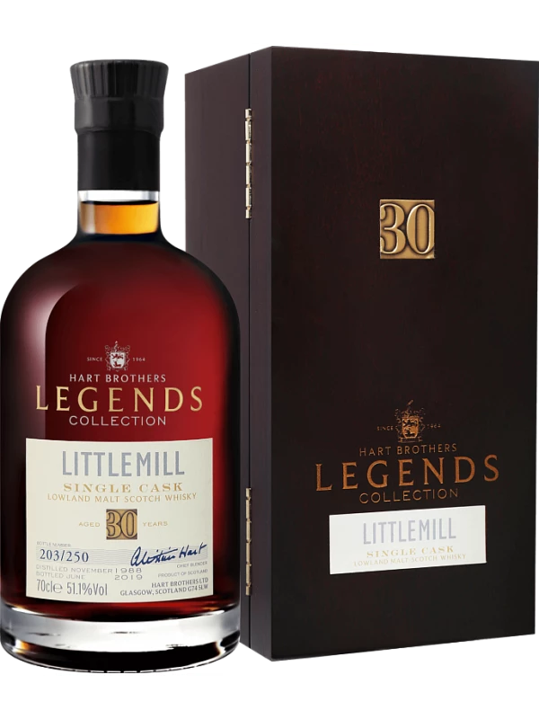 Hart Brothers Legends Collection Littlemill Single Cask Lowland 30 y.o.