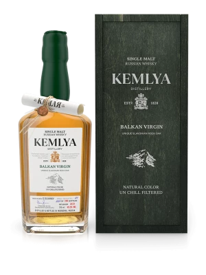 Виски Kemlya Balkan Virgin, wooden box, 0.7 л 0.7 л