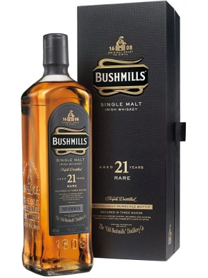 Виски Bushmills 21 Years Old, gift box 0.7 л