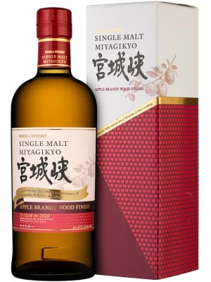 Виски Nikka, Miyagikyo Apple Brandy Wood Finish, gift box 0.7 л