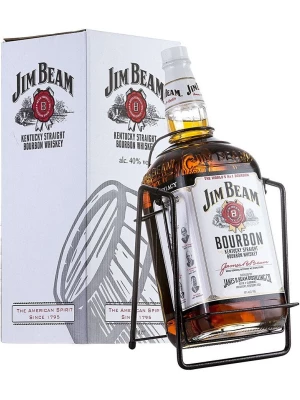 Виски Jim Beam, with Pouring Stand, gift box 3 л