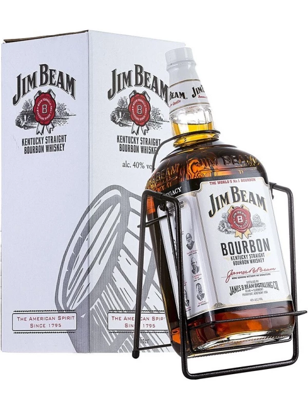 Jim Beam, with Pouring Stand, gift box