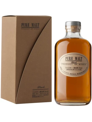 Виски Nikka Pure Malt Black, gift box 0.5 л