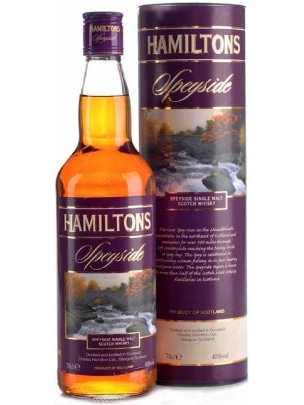 Hamiltons Speyside Single Malt, in tube