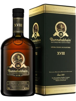 Виски Bunnahabhain aged 18 years, gift box 0.7 л
