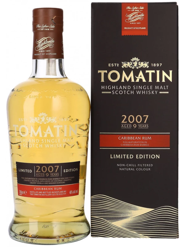 Tomatin, Limited Edition Caribbean Rum, 2007, gift box