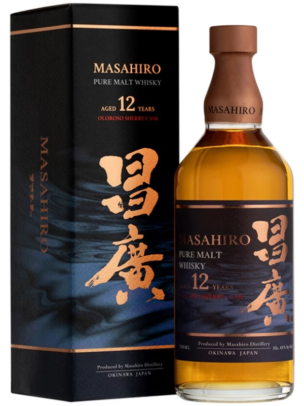 Masahiro Pure Malt 12 Years Old, gift box