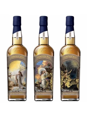 Виски Compass Box Myths & Legends 3 btls Set incl. Single malts and Blended Malt Scotch Whisky 0.7 л