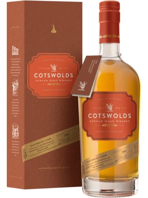 Виски Cotswolds Bourbon Cask, gift box 0.7 л