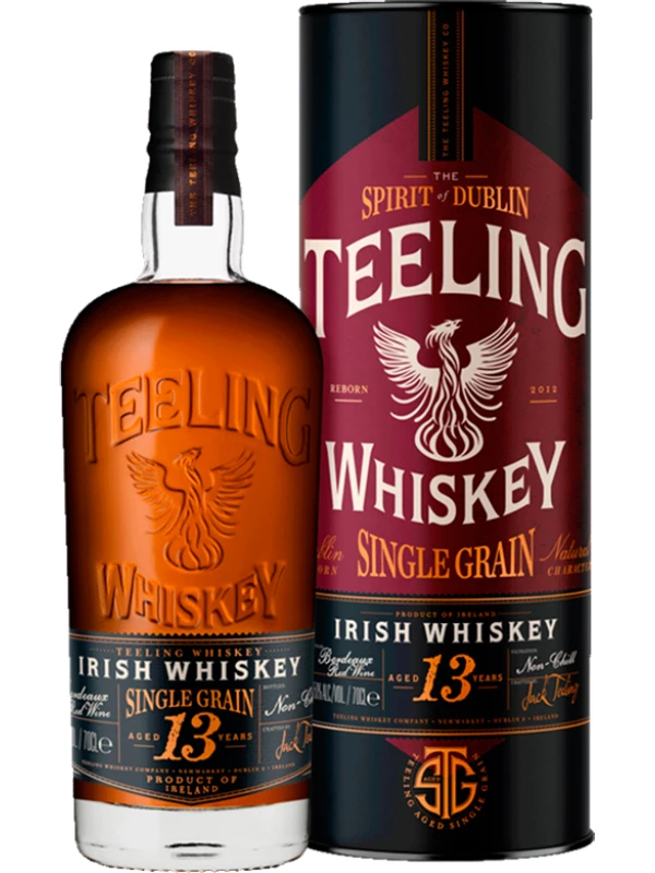 Teeling, Single Grain Irish Whiskey, 13 Years Old, in tube