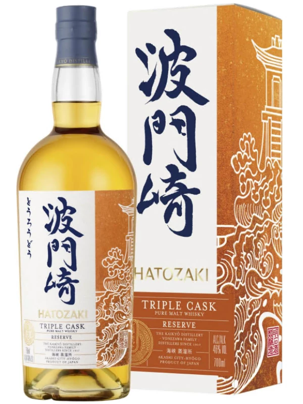 Hatozaki, Triple Cask Pure Malt Reserve, gift box