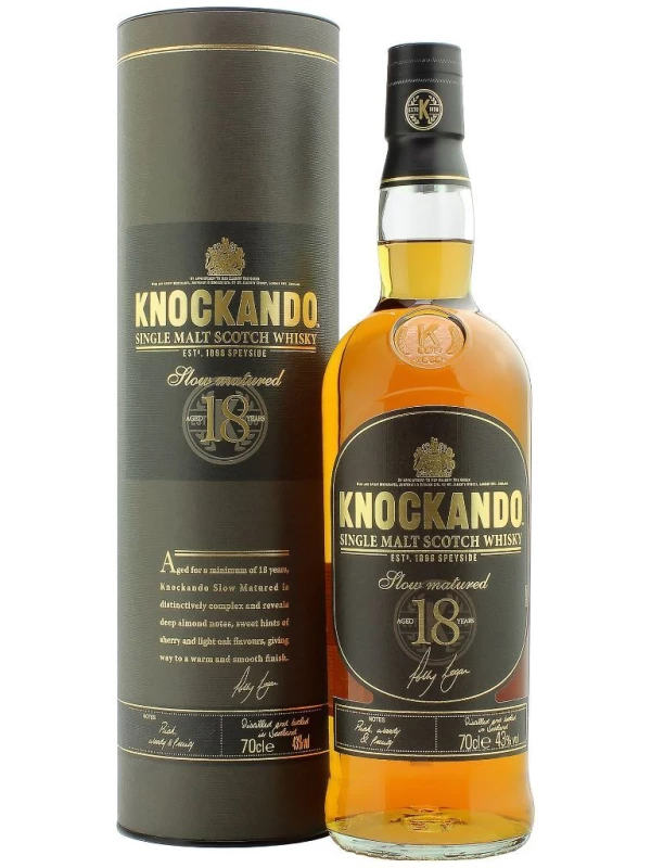 Knockando 18 years Slow Matured, in tube