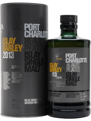 Виски Bruichladdich, Port Charlotte Islay Barley, metal tube 2013 0.7 л